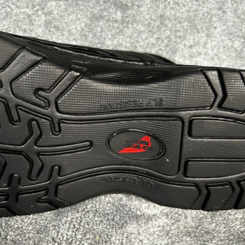 Red Wing Work Shoes StitchMax 6703 Oxford Aluminum Toe Black Leather Mens 8.5 EE
